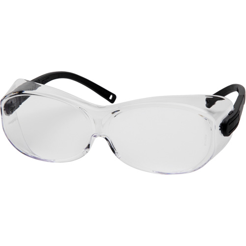 OTS&reg; XL Safety Glasses, Clear Lens, Anti-Scratch, ANSI Z87+/Meets/Exceeds CSA Z94.3 Auto-Cam