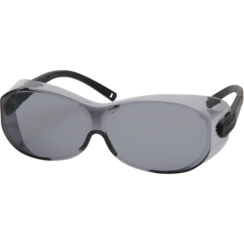 OTS&reg; XL Safety Glasses, Grey Lens, Anti-Scratch, ANSI Z87+/Meets/Exceeds CSA Z94.3 Auto-Cam