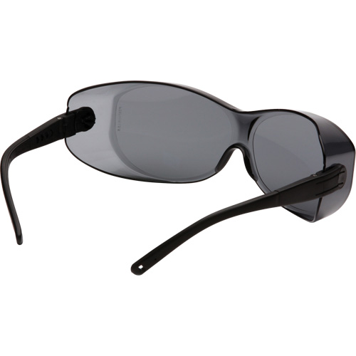 OTS&reg; XL Safety Glasses, Grey Lens, Anti-Scratch, ANSI Z87+/Meets/Exceeds CSA Z94.3 Auto-Cam