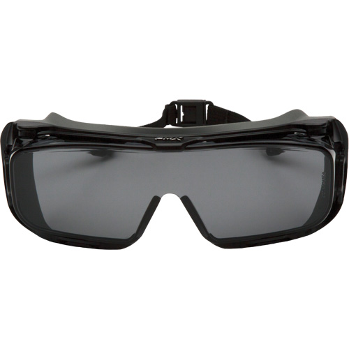 Cappture Safety Glasses, Grey Lens, Anti-Fog, ANSI Z87+/Meets/Exceeds CSA Z94.3 Auto-Cam