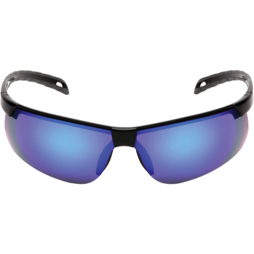 Lunettes de s&eacute;curit&eacute; Ever-Lite, Lentille Miroir bleu, ANSI Z87+/R&eacute;pond ou surpasse la norme CSA Z94.3 Auto-Cam