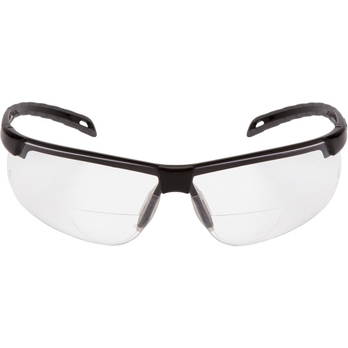 Lunettes de lecture H2MAX avec monture noire, Antibu&eacute;e, Transparent, Dioptrie 2,0 Auto-Cam