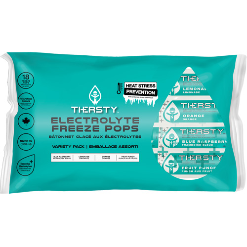 Hydration Drink Freeze Pops, Frozen, Mixed Flavours Auto-Cam