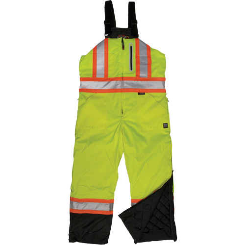 Salopette de s&eacute;curit&eacute; isolante en tissu ind&eacute;chirable, Polyester, T-petit, Jaune lime haute visibilit&eacute; Auto-Cam