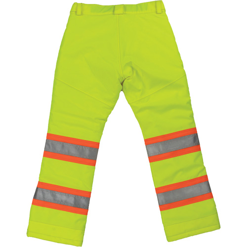 Womens Insulated Flex Safety Pant, Polyester, X-Small, High Visibility Lime-Yellow Auto-Cam