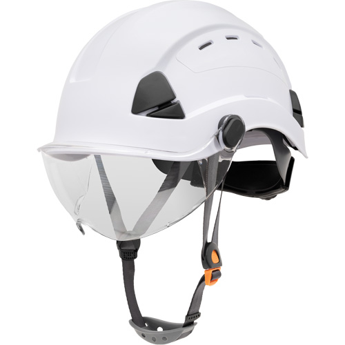 Casque de s&eacute;curit&eacute; Fibre Metal, R&eacute;pond aux normes CSA type 2, Suspension Rochet, Non ventil&eacute; Auto-Cam