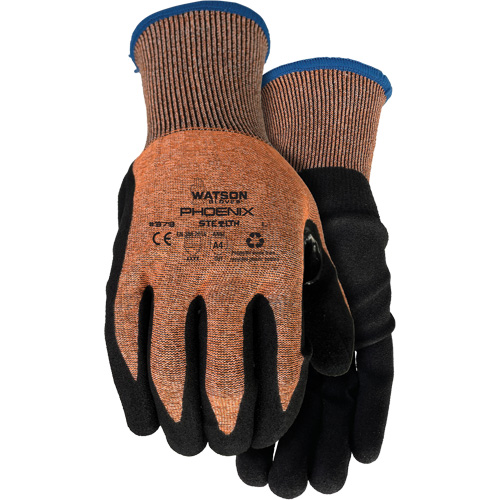 Gants r&eacute;sistants &agrave; la coupe Stealth Phoenix, Taille T-petit, Calibre 18, Rev&ecirc;tement Nitrile, Enveloppe en PEHP/Polyester, ASTM ANSI niveau A4 Auto-Cam