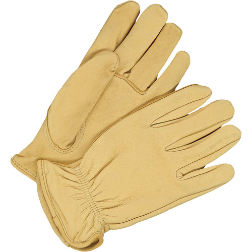 Gants de conducteur traditionnels, 2T-Grand, Paume en Cuir fleur de daim Auto-Cam