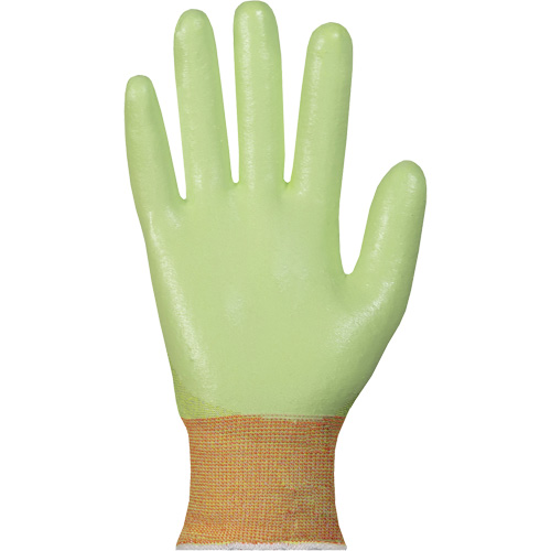 Gants r&eacute;sistant aux coupures haute visibilit&eacute; S18TAXFN, Taille 6, Calibre 18, Rev&ecirc;tement Mousse de nitrile, Enveloppe en TenActiv, ASTM ANSI niveau A9 Auto-Cam