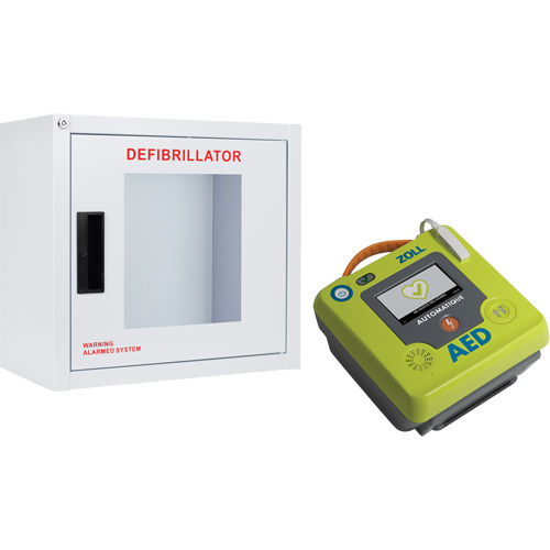 AED 3 AED & Wall Cabinet Kit, Automatic, English, Class 4 Auto-Cam