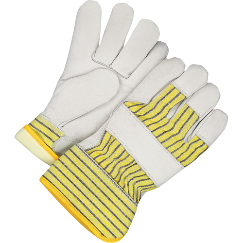 Gants d'ajusteur doubl&eacute;s avec poignet de s&eacute;curit&eacute;, 3T-Grand, Paume en Cuir fleur de vache, Doublure en Thinsulate Auto-Cam