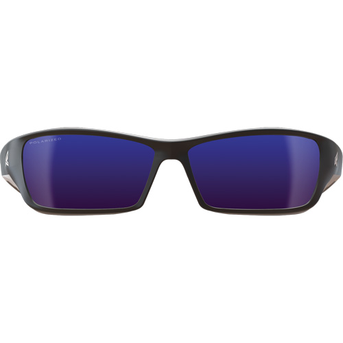 Reclus Safety Glasses, Blue Mirror Lens, Anti-Scratch/Polarized, ANSI Z87+/MCEPS GL-PD 10-12/Meets/Exceeds CSA Z94.3 Auto-Cam