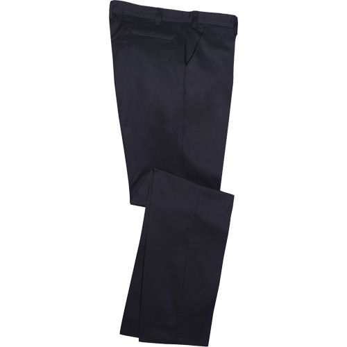Industrial Work Pants, Cotton, Navy Blue, Size 38, 31 Inseam Auto-Cam