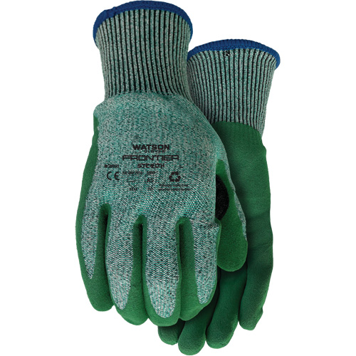Gants 351 Stealth Frontier, Taille T-petit, Calibre 13, Rev&ecirc;tement PVC/Latex de caoutchouc, Enveloppe en PEHP/Polyester, ASTM ANSI niveau A5 Auto-Cam