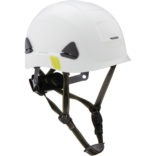 Casque de s&eacute;curit&eacute; d'escalade Fibre Metal, R&eacute;pond aux normes CSA type 2, Suspension Rochet, Non ventil&eacute; Auto-Cam