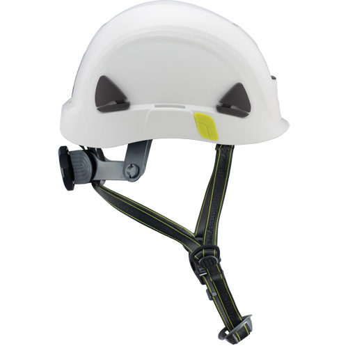 Casque de s&eacute;curit&eacute; d'escalade Fibre Metal, R&eacute;pond aux normes CSA type 2, Suspension Rochet, Non ventil&eacute; Auto-Cam