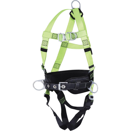 FBH10000L1020-S  Contractor Series Safety Harness with Positioning Belt, CSA Certified, Class ALP, Small Auto-Cam