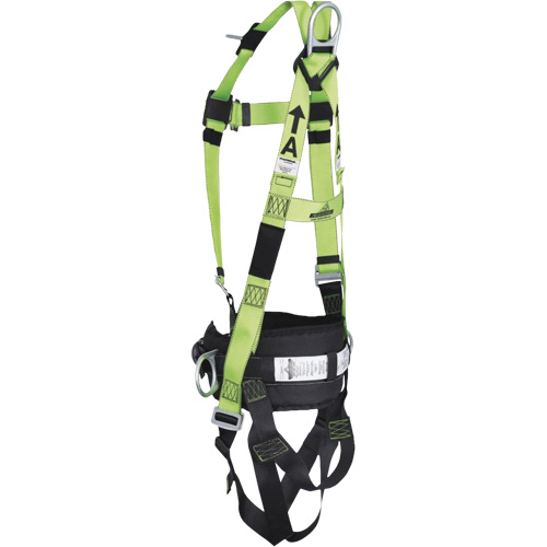 FBH10000E1020-S  Contractor Series Safety Harness with Positioning Belt, CSA Certified, Class AEP, Small Auto-Cam