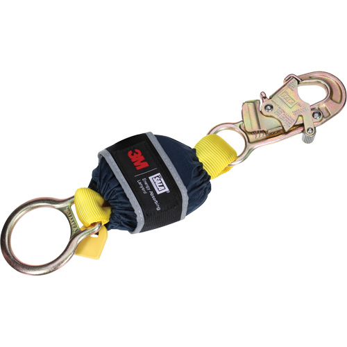 Shock Absorber, 1.3', D-Ring Center, Snap Hook Leg Ends Auto-Cam