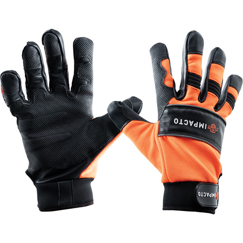 Gants pour scie &agrave; chaîne TimberGuard, Taille 8, EN 388 niveau 1 Auto-Cam