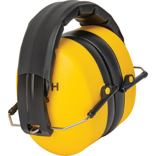 Passive Ear Muffs, Headband, 25 NRR dB Auto-Cam