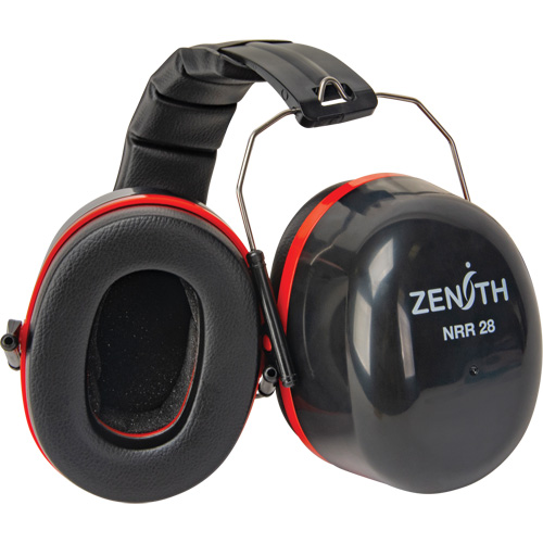 Passive Ear Muffs, Headband, 28 NRR dB Auto-Cam