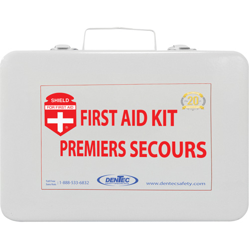 Shield First Aid Kit, Meets/Exceeds CSA Z1220-24 Type 2 Low-Risk Environment, Small (2-25 Workers) Auto-Cam