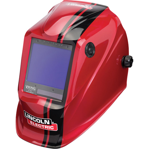 VIKING 3350 Code Red&reg; Welding Helmet, 3.74" L x 3.34" W View Area, 5 - 13 Shade Range Auto-Cam