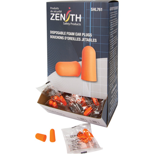Foam Earplugs, Pair - Polybag Auto-Cam