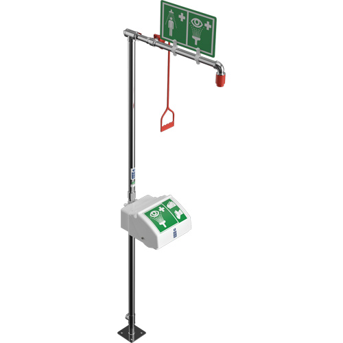 Douche combin&eacute;e avec cuvette ferm&eacute;e en ABS et entr&eacute;e inf&eacute;rieure, Socle Auto-Cam