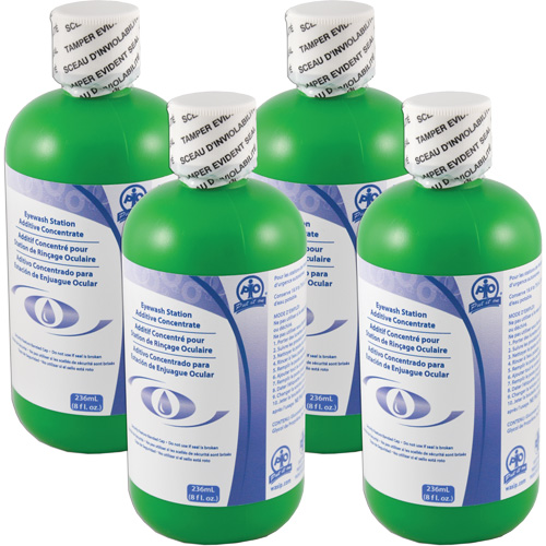 Additive to Preserve Water in Self-Contained Emergency Eye Wash Stations, Canada, 4 Pack, 8 oz. Auto-Cam