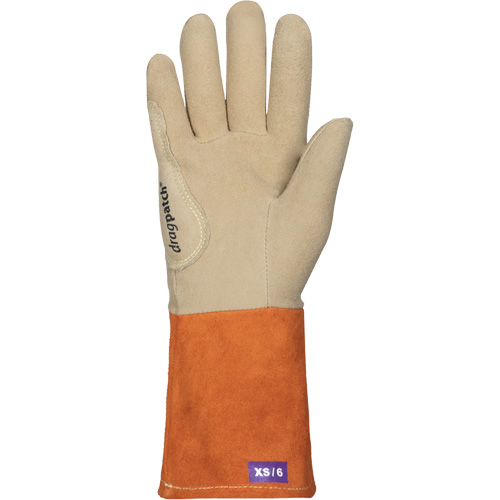 Endura&reg; 370DTIGL TIG Welding Gloves, Grain Deerskin, Size X-Small Auto-Cam