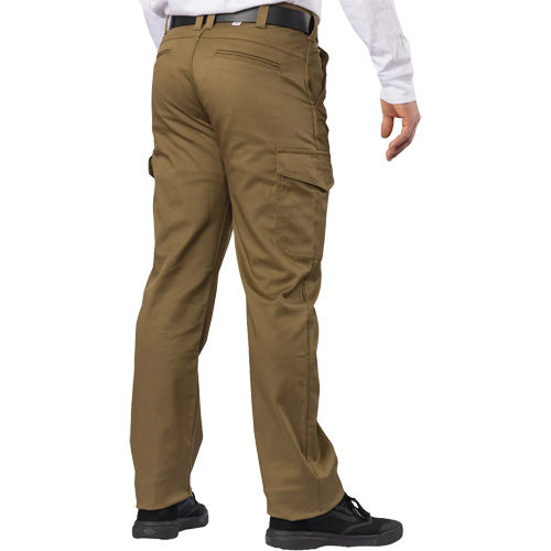 Pantalon cargo Big Flex, Poly-coton/Spandex, Vert olive militaire, Taille 46, Entrejambe 30 Auto-Cam