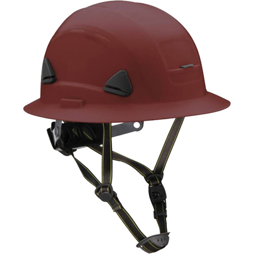 Fibre Metal Climbing Style Helmet with Full Brim, Meets CSA Type 2, Ratchet Suspension, Non-Vented Auto-Cam