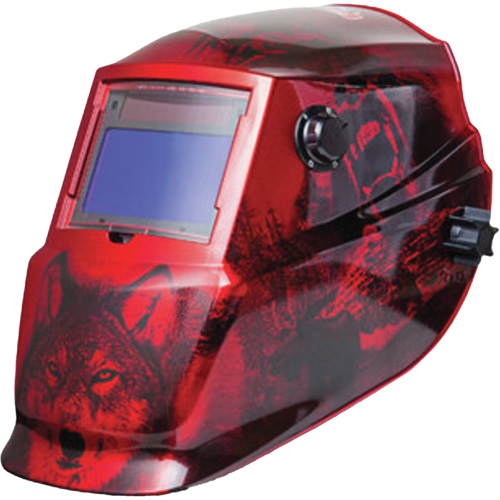 Auto Darkening Welding Helmet, 3.78" L x 2.05" W View Area, 9 - 13 Shade Range Auto-Cam
