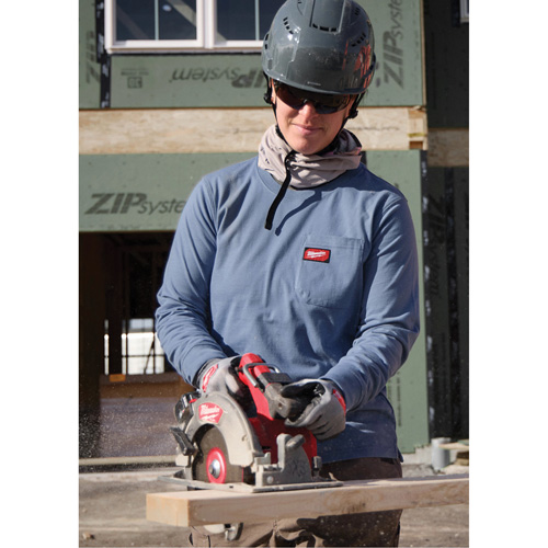 T-shirt &agrave; manches longues avec poches GRIDIRON, Femmes, T-petit, Gris Auto-Cam