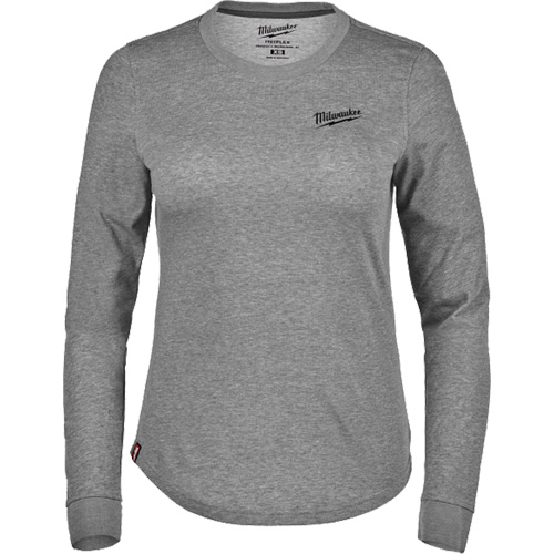 FREEFLEX Long-Sleeve Hybrid T-Shirt, Women's, X-Small, Grey Auto-Cam