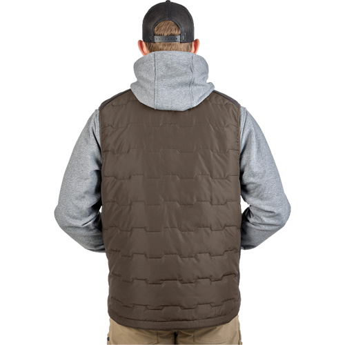 FREEFLEX Lightweight Insulated Vest, Men's, Small, Brown Auto-Cam