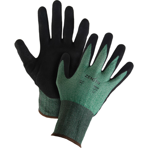 Gants l&eacute;gers et haute dext&eacute;rit&eacute; r&eacute;sistants &agrave; la coupe, Taille 10, Calibre 21, Rev&ecirc;tement Mousse de nitrile, Enveloppe en Acier inoxydable/PEHP, ASTM ANSI niveau A3 Auto-Cam
