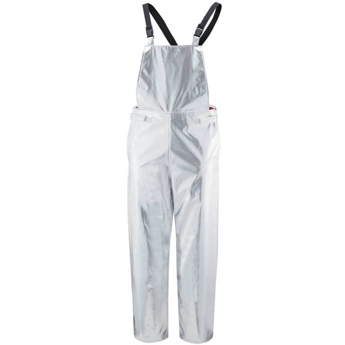 Heat Reflective Bib-Overalls, 2X-Large, Aluminized PBI Kevlar&reg; Auto-Cam