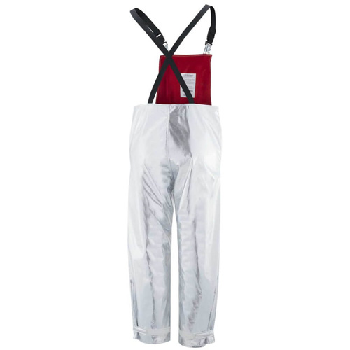 Heat Reflective Bib-Overalls, 2X-Large, Aluminized PBI Kevlar&reg; Auto-Cam