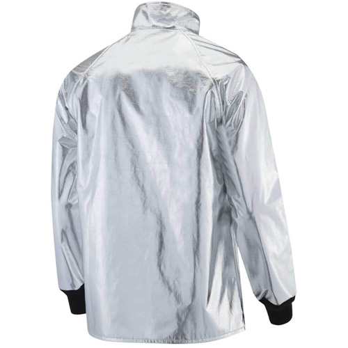 Heat Reflective Coat, 2X-Large, Aluminized PBI Kevlar&reg; Auto-Cam