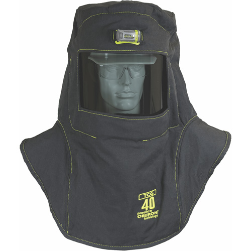 TCG Arc Flash Hood, Black, 40 cal/cm², ANSI Z87.1/ASTM F1506/ASTM F1959/ASTM F2178/Meets/Exceeds CSA Z462/NFPA 70E, 4 Arc Flash PPE Category Level Auto-Cam