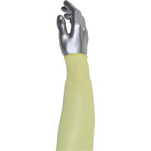 Kut Gard&reg; Single-Ply Cut-Resistant Sleeve, Aramid/ATA&reg;, 10", ASTM ANSI Level A4, Yellow Auto-Cam