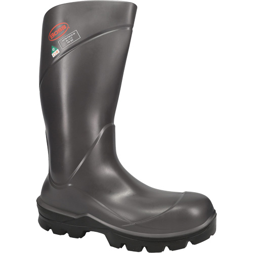 Bottes de s&eacute;curit&eacute; int&eacute;grales Boss Footwear, Polyur&eacute;thane, Embout Acier, Taille 4, Imperm&eacute;able Auto-Cam