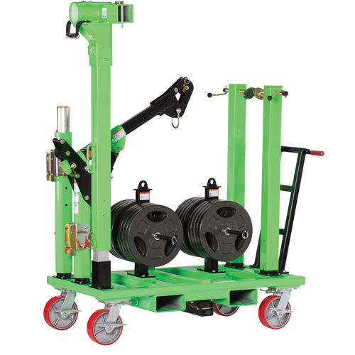 DBI-SALA&reg; Confined Space Counterweighted Cart Base Auto-Cam