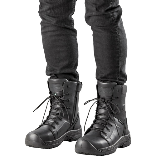 Bottes de s&eacute;curit&eacute; Ice Hero II pour hommes, Cuir, Semelle R&eacute;sistant aux perforations, Pointure 9-1/2 Auto-Cam