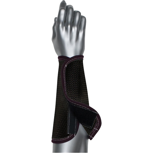 Manchette en maille de canne &agrave; double &eacute;paisseur Kut Gard, Nylon, 9", ASTM ANSI niveau A4, Noir Auto-Cam