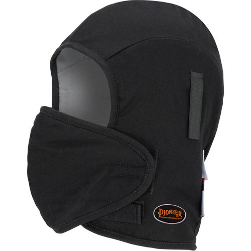 Doublure matelass&eacute;e ignifug&eacute;e Pioneer 766A pour casque de s&eacute;curit&eacute; avec embout buccal amovible, Noir/Gris, Coton/FR-Tech/Modacrylique/Nylon Auto-Cam