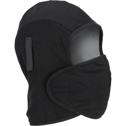 Doublure matelass&eacute;e ignifug&eacute;e Pioneer 766A pour casque de s&eacute;curit&eacute; avec embout buccal amovible, Noir/Gris, Coton/FR-Tech/Modacrylique/Nylon Auto-Cam